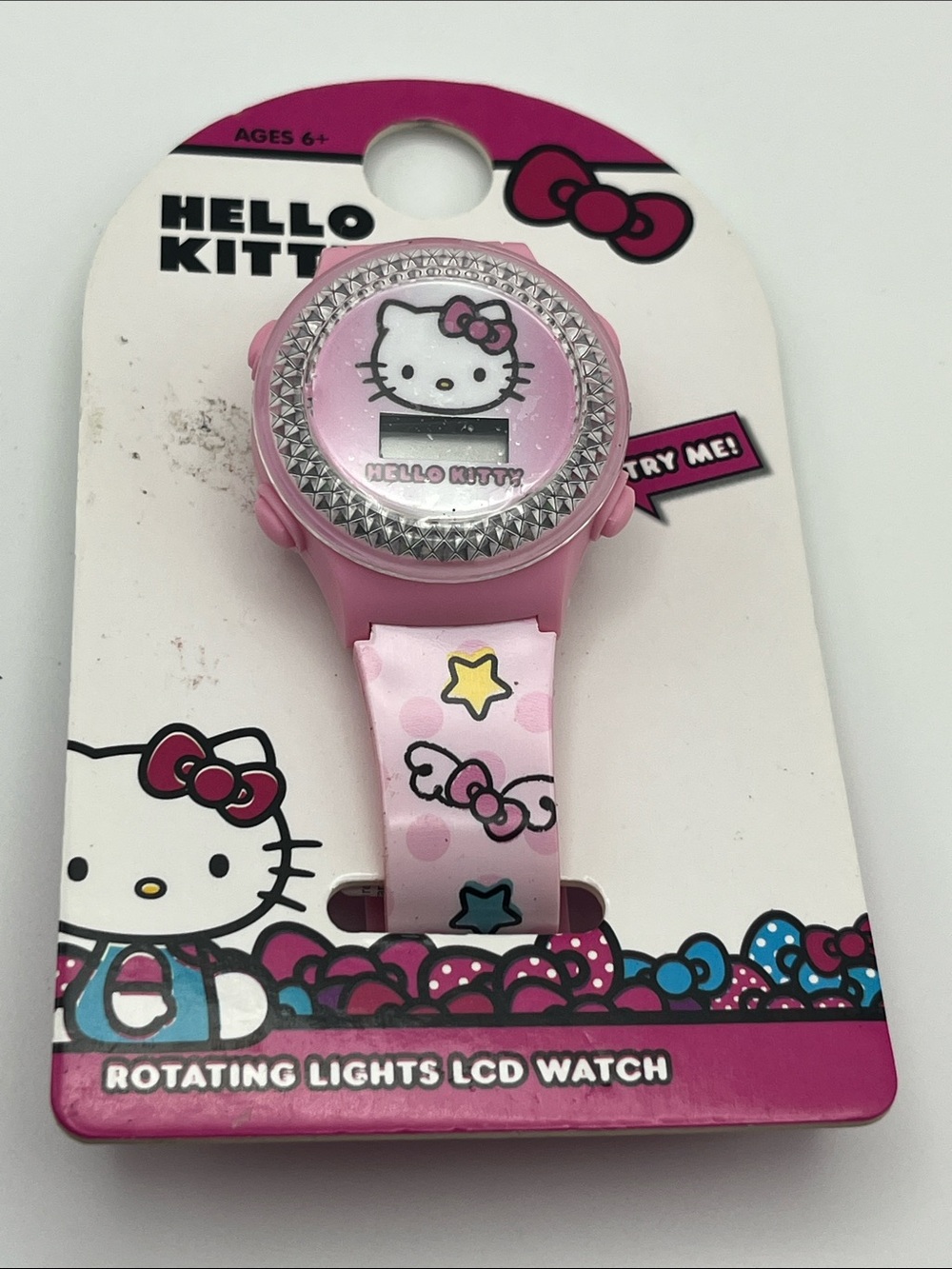 Hello Kitty Pink Star & Bow Kids Digital Watch